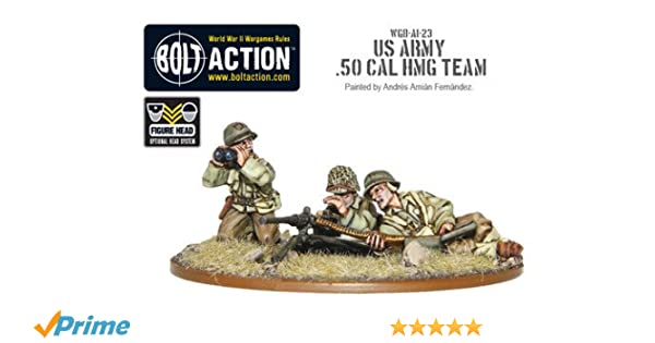 US Army 50 Cal HMG Team American Warlord Games    | Red Claw Gaming