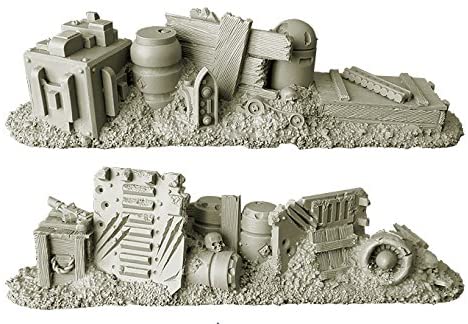 Barricades Ver 1 Minatures Spellcrow    | Red Claw Gaming