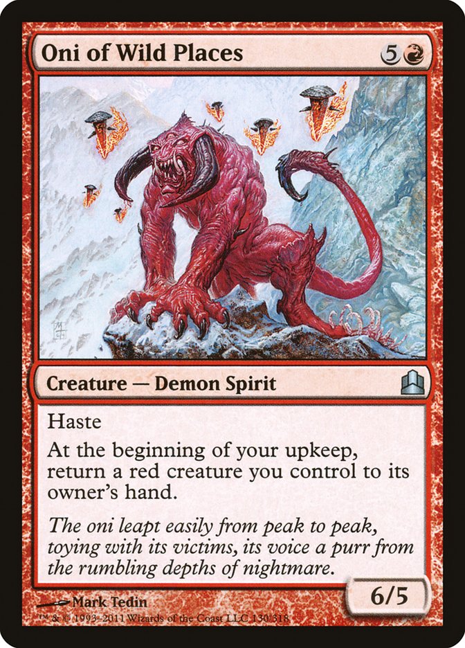 Oni of Wild Places [Commander 2011] MTG Single Magic: The Gathering    | Red Claw Gaming