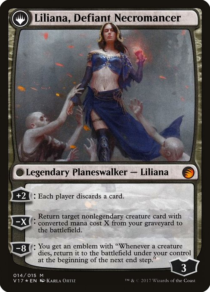 Liliana, Heretical Healer // Liliana, Defiant Necromancer [From the Vault: Transform] MTG Single Magic: The Gathering    | Red Claw Gaming