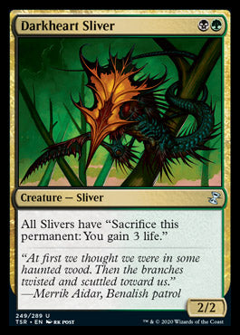 Darkheart Sliver [Time Spiral Remastered] MTG Single Magic: The Gathering    | Red Claw Gaming