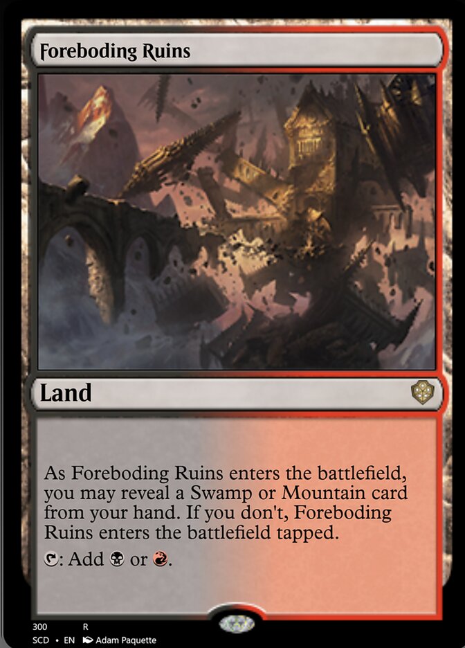 Foreboding Ruins [Starter Commander Decks] MTG Single Magic: The Gathering    | Red Claw Gaming