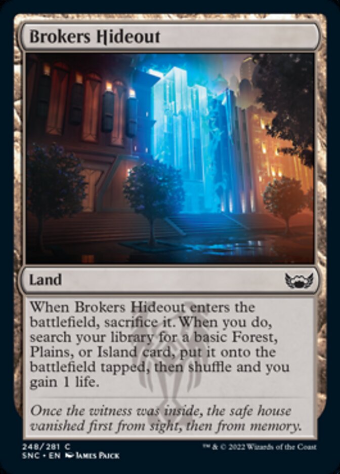 Brokers Hideout [Streets of New Capenna] MTG Single Magic: The Gathering    | Red Claw Gaming