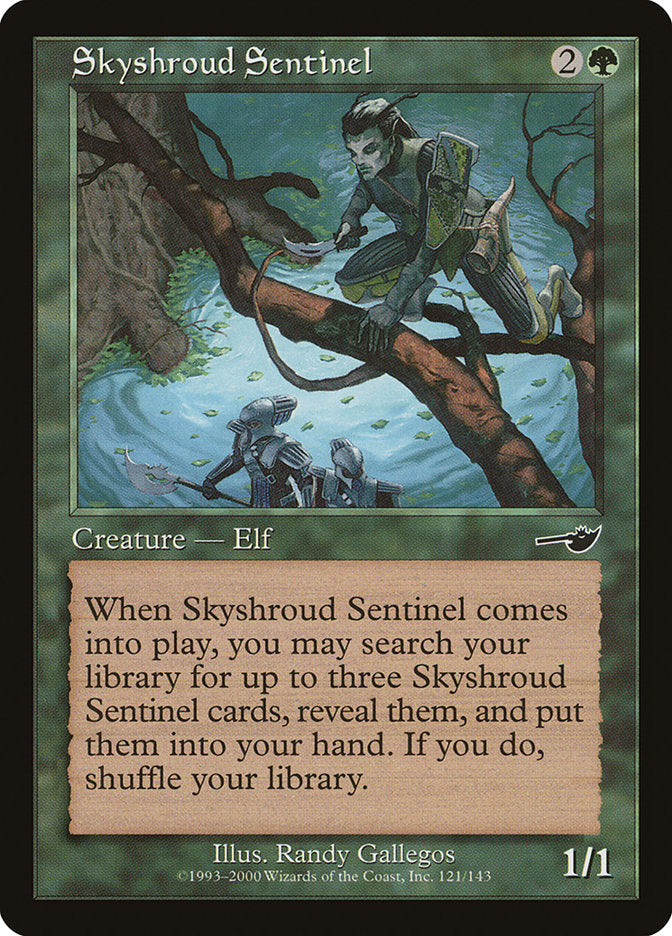 Skyshroud Sentinel [Nemesis] MTG Single Magic: The Gathering    | Red Claw Gaming