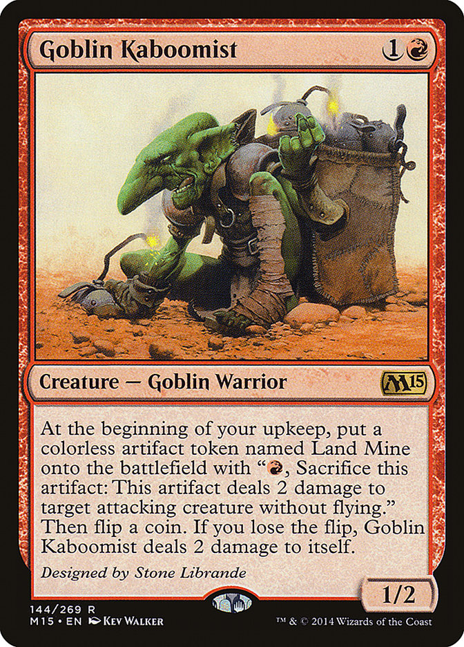 Goblin Kaboomist [Magic 2015] MTG Single Magic: The Gathering    | Red Claw Gaming