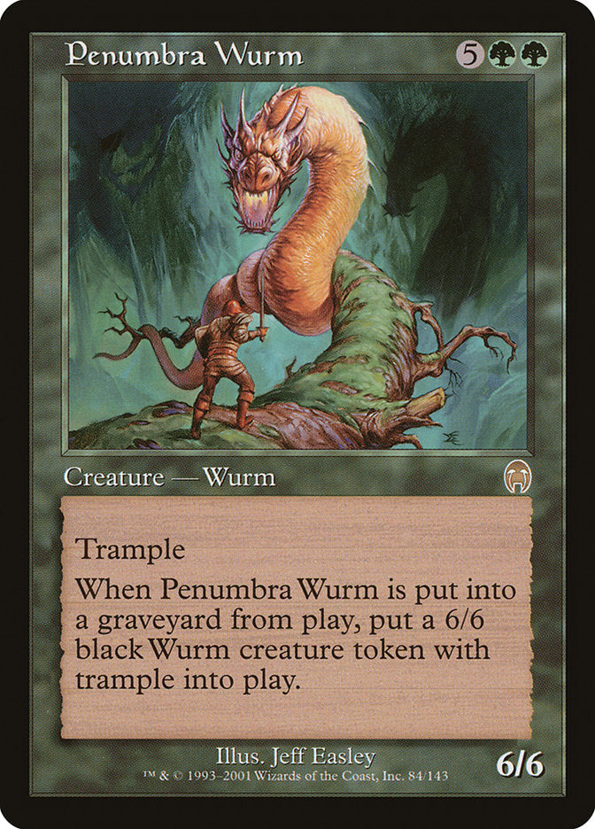 Penumbra Wurm [Apocalypse] MTG Single Magic: The Gathering    | Red Claw Gaming