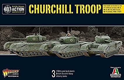 Churchill Troop British Warlord Games    | Red Claw Gaming