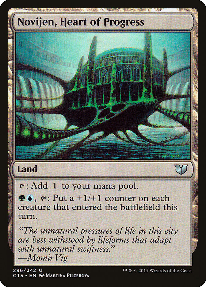 Novijen, Heart of Progress [Commander 2015] MTG Single Magic: The Gathering    | Red Claw Gaming