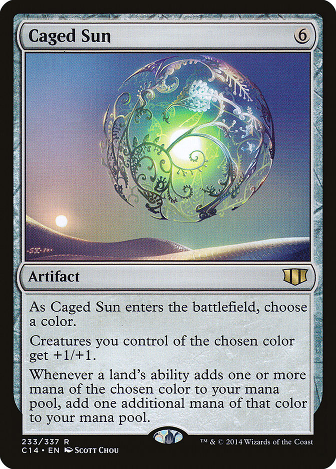 Caged Sun [Commander 2014] MTG Single Magic: The Gathering    | Red Claw Gaming