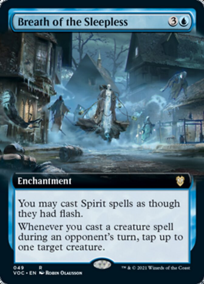 Breath of the Sleepless (Extended Art) [Innistrad: Crimson Vow Commander] MTG Single Magic: The Gathering    | Red Claw Gaming