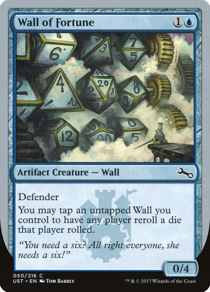 Wall of Fortune [Unstable] MTG Single Magic: The Gathering    | Red Claw Gaming