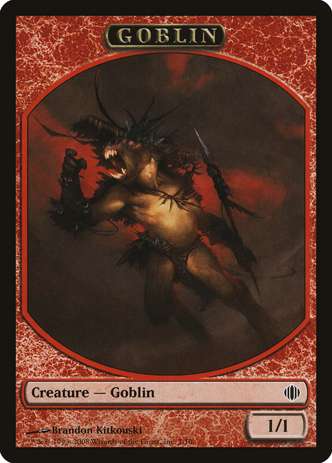 Goblin Token [Shards of Alara Tokens] MTG Single Magic: The Gathering    | Red Claw Gaming