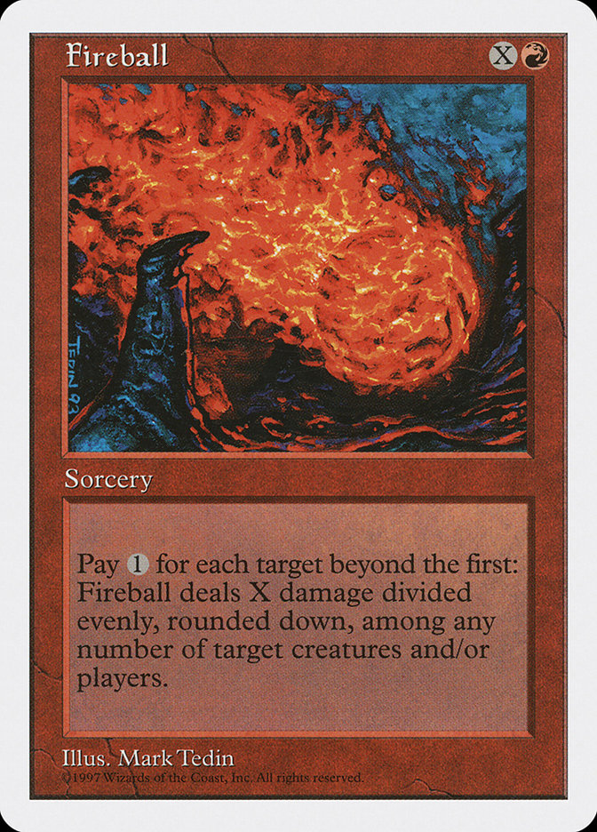 Fireball [Fifth Edition] MTG Single Magic: The Gathering    | Red Claw Gaming