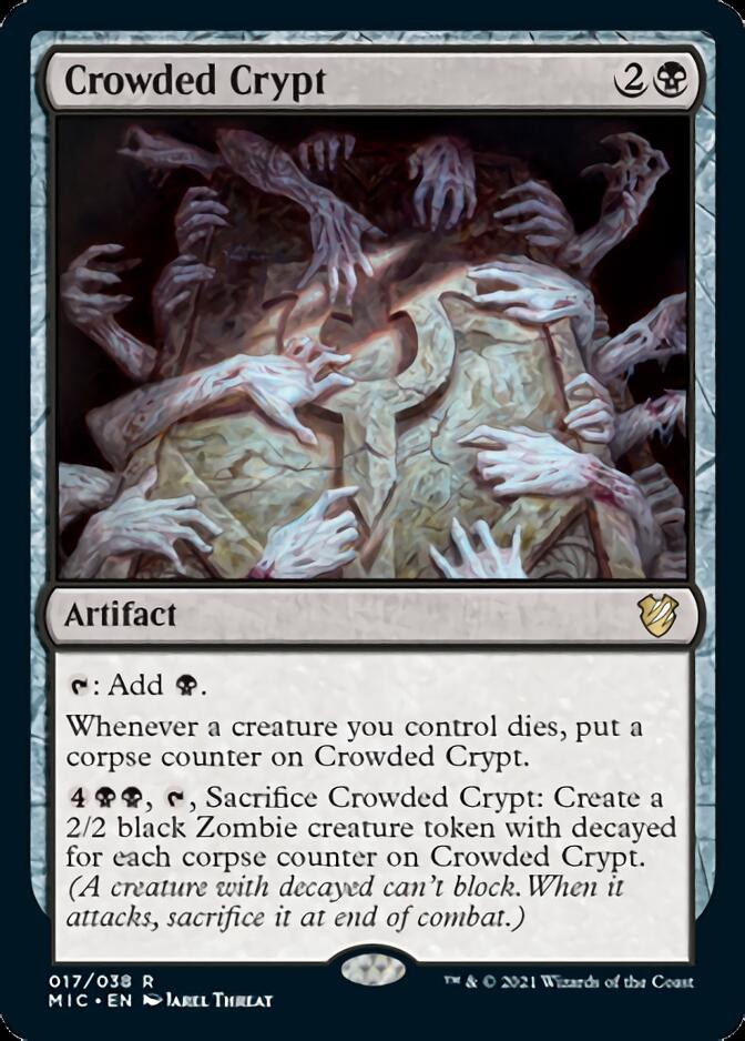 Crowded Crypt [Innistrad: Midnight Hunt Commander] MTG Single Magic: The Gathering    | Red Claw Gaming