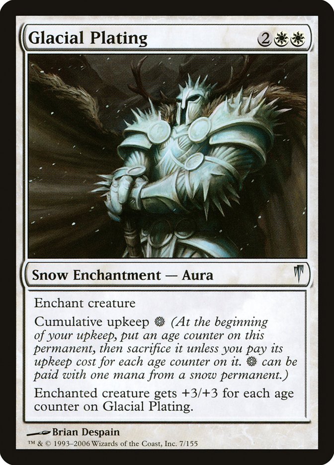 Glacial Plating [Coldsnap] MTG Single Magic: The Gathering    | Red Claw Gaming