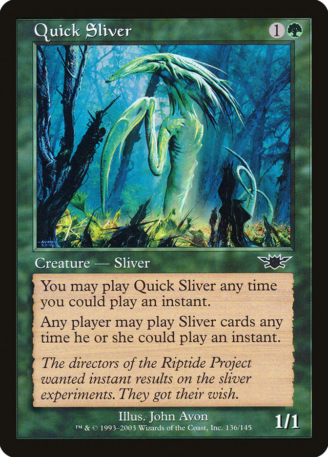 Quick Sliver [Legions] MTG Single Magic: The Gathering    | Red Claw Gaming