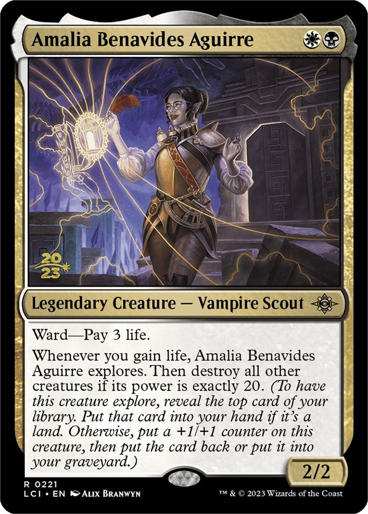 Amalia Benavides Aguirre [The Lost Caverns of Ixalan Prerelease Cards] MTG Single Magic: The Gathering    | Red Claw Gaming