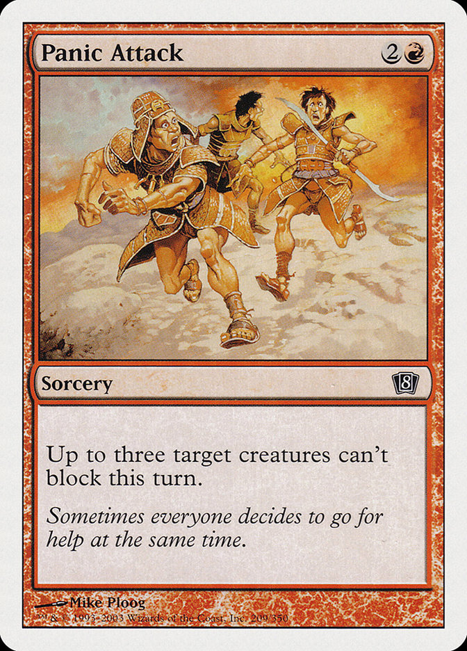 Panic Attack [Eighth Edition] MTG Single Magic: The Gathering    | Red Claw Gaming