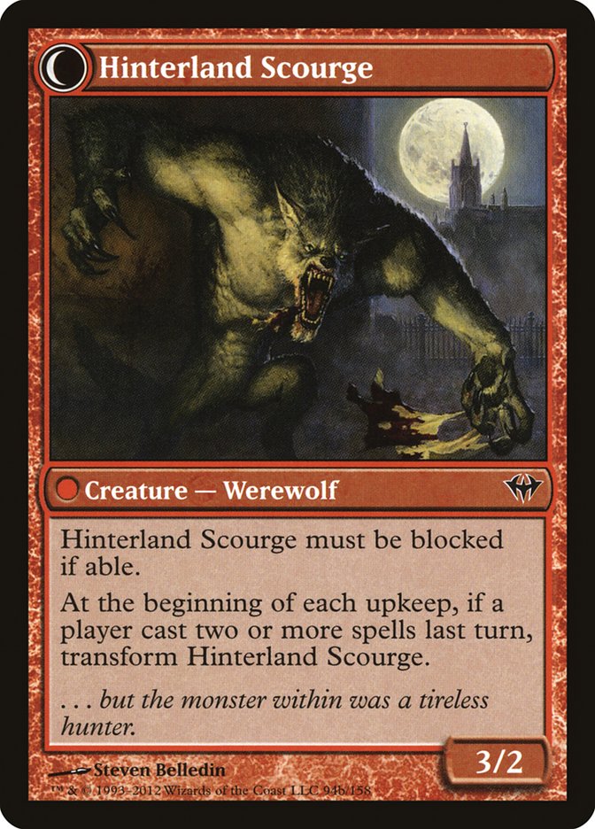 Hinterland Hermit // Hinterland Scourge [Dark Ascension] MTG Single Magic: The Gathering    | Red Claw Gaming