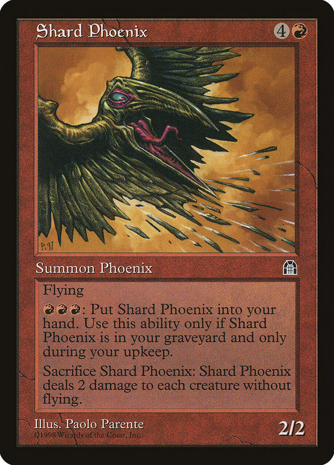 Shard Phoenix [Stronghold] MTG Single Magic: The Gathering    | Red Claw Gaming