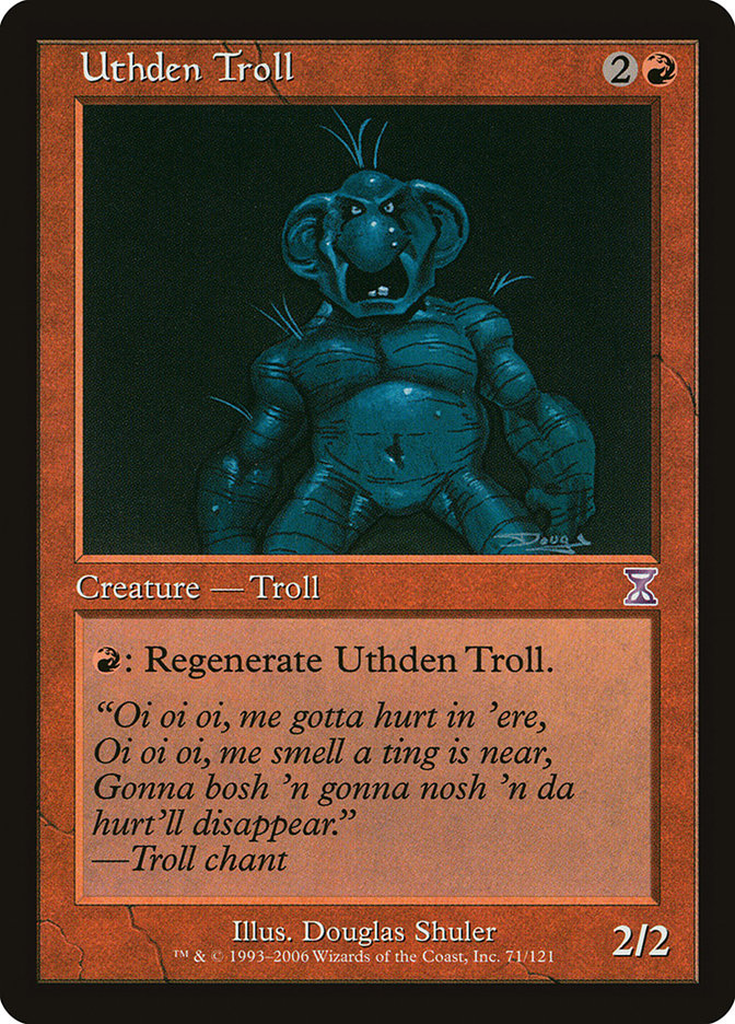 Uthden Troll [Time Spiral Timeshifted] MTG Single Magic: The Gathering    | Red Claw Gaming