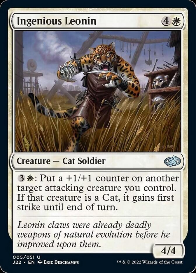Ingenious Leonin [Jumpstart 2022] MTG Single Magic: The Gathering    | Red Claw Gaming