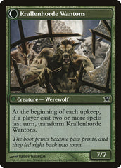 Grizzled Outcasts // Krallenhorde Wantons [Innistrad] MTG Single Magic: The Gathering    | Red Claw Gaming