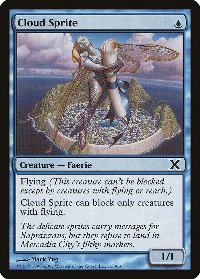 Cloud Sprite [Tenth Edition] MTG Single Magic: The Gathering    | Red Claw Gaming