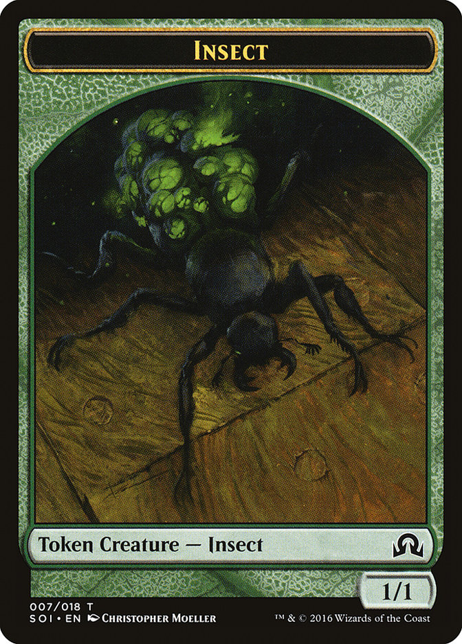Insect Token [Shadows over Innistrad Tokens] MTG Single Magic: The Gathering    | Red Claw Gaming