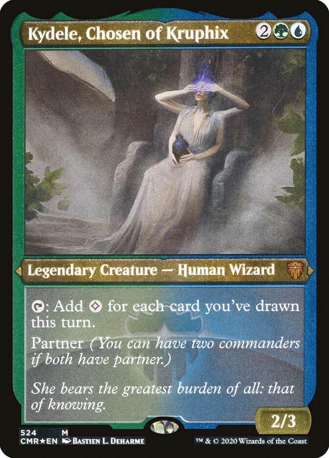 Kydele, Chosen of Kruphix (Etched) [Commander Legends] MTG Single Magic: The Gathering    | Red Claw Gaming