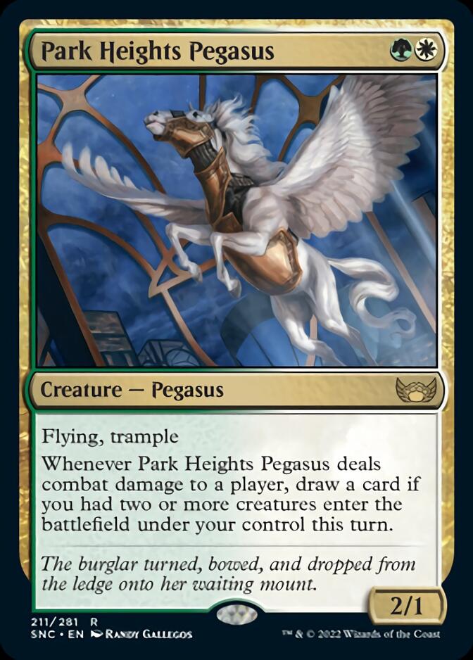 Park Heights Pegasus [Streets of New Capenna] MTG Single Magic: The Gathering    | Red Claw Gaming