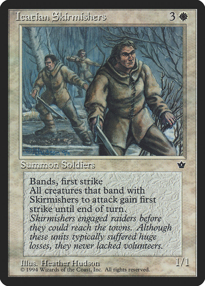 Icatian Skirmishers [Fallen Empires] MTG Single Magic: The Gathering    | Red Claw Gaming