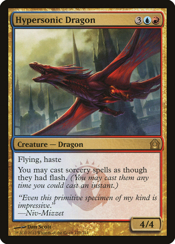 Hypersonic Dragon [Return to Ravnica] MTG Single Magic: The Gathering    | Red Claw Gaming