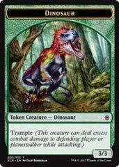 Dinosaur // Treasure (009) Double-Sided Token [Ixalan Tokens] MTG Single Magic: The Gathering    | Red Claw Gaming
