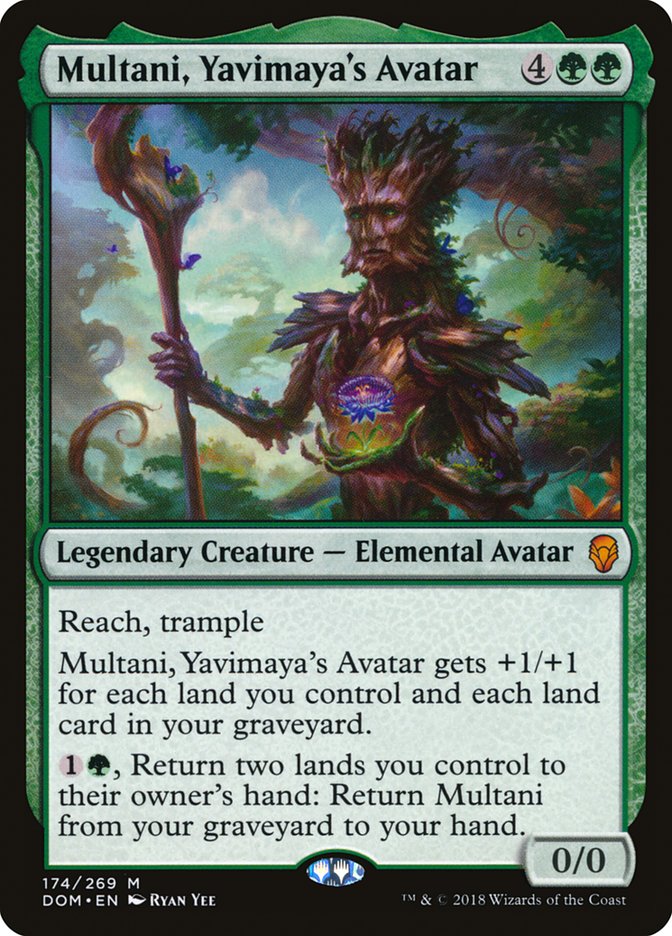 Multani, Yavimaya's Avatar [Dominaria] MTG Single Magic: The Gathering    | Red Claw Gaming
