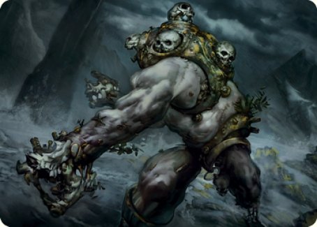 Skull Skaab Art Card [Innistrad: Crimson Vow Art Series] MTG Single Magic: The Gathering    | Red Claw Gaming