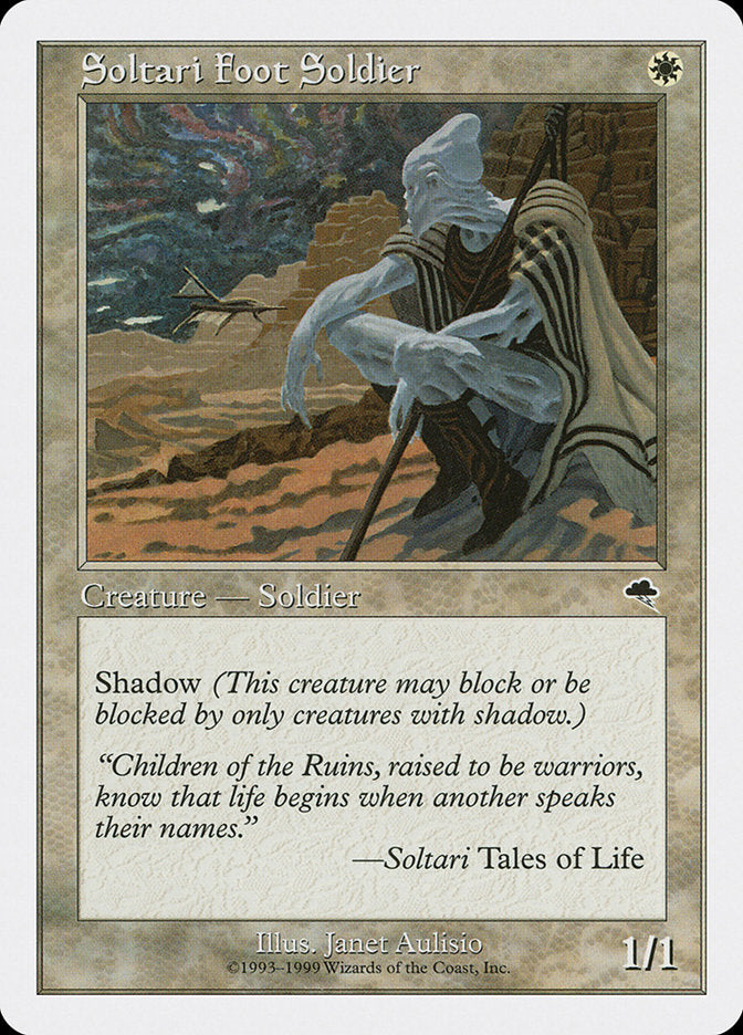 Soltari Foot Soldier [Battle Royale] MTG Single Magic: The Gathering    | Red Claw Gaming
