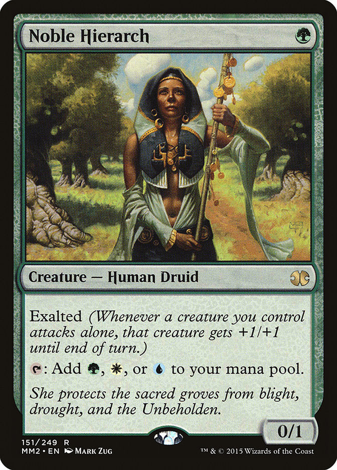 Noble Hierarch [Modern Masters 2015] MTG Single Magic: The Gathering    | Red Claw Gaming