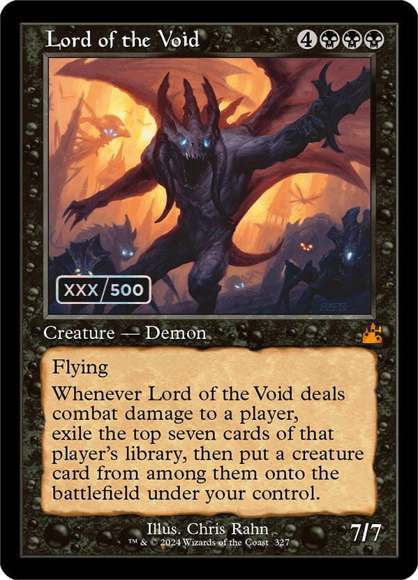Lord of the Void (Retro) (Serialized) [Ravnica Remastered] MTG Single Magic: The Gathering    | Red Claw Gaming