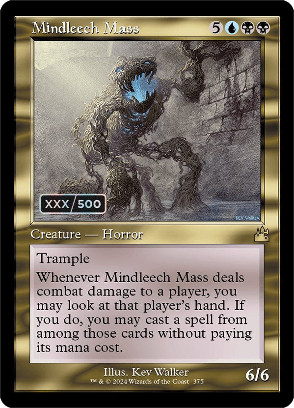 Mindleech Mass (Retro) (Serialized) [Ravnica Remastered] MTG Single Magic: The Gathering    | Red Claw Gaming