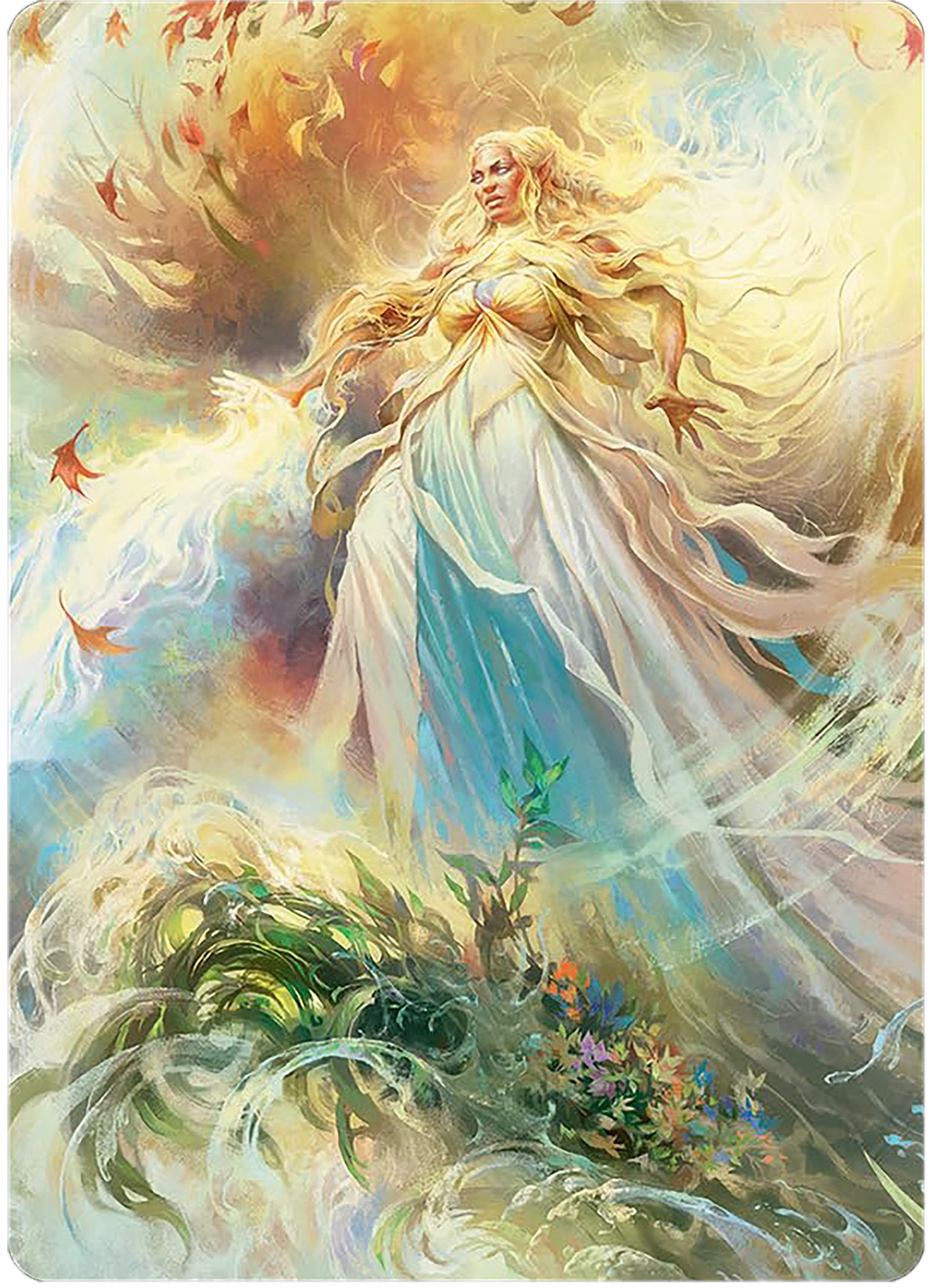 Galadriel, Light of Valinor Art Card [The Lord of the Rings: Tales of Middle-earth Art Series] MTG Single Magic: The Gathering    | Red Claw Gaming