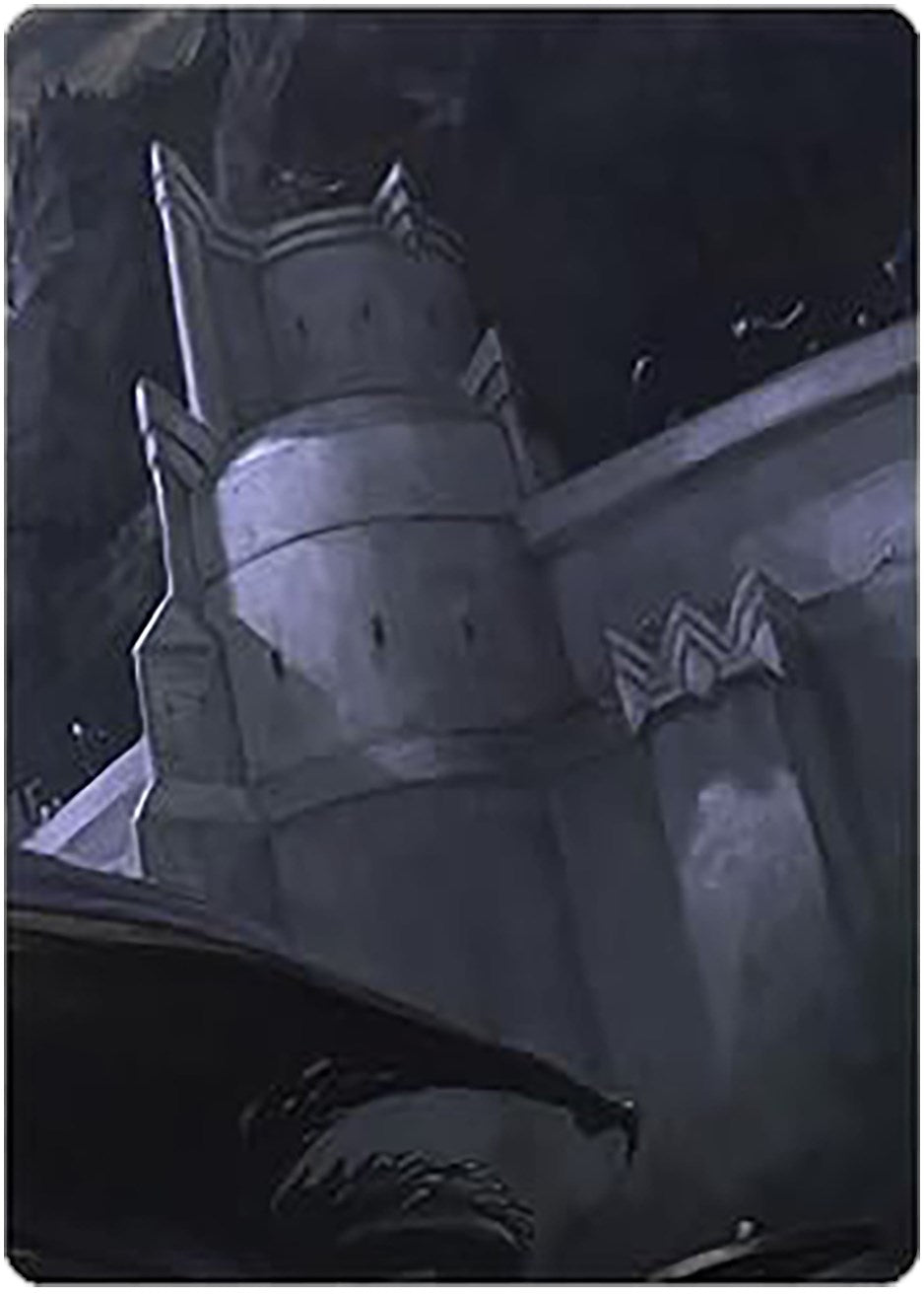 Rammas Echor, Ancient Shield Art Card [The Lord of the Rings: Tales of Middle-earth Art Series] MTG Single Magic: The Gathering    | Red Claw Gaming