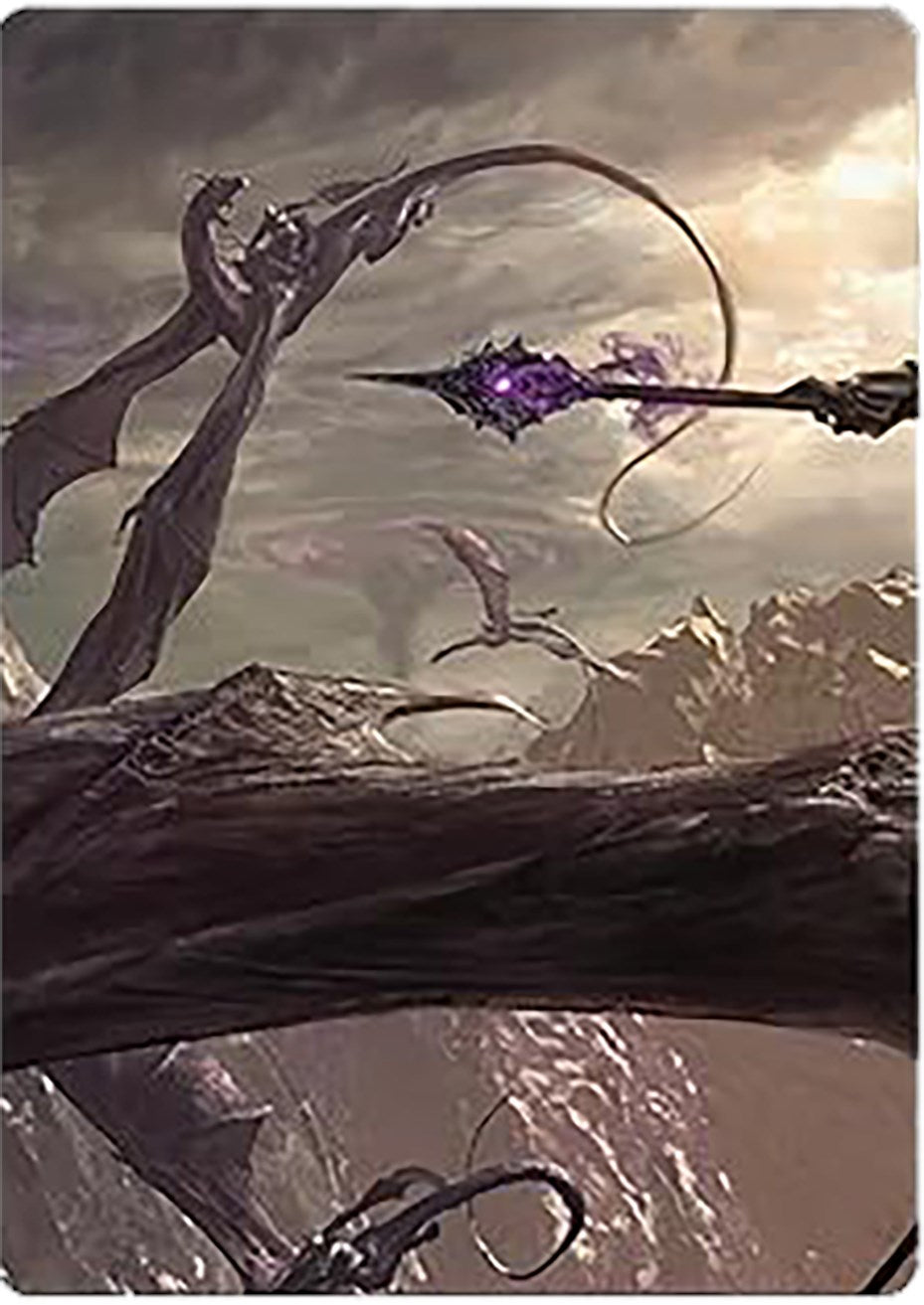 Nazgul Battle-Mace Art Card [The Lord of the Rings: Tales of Middle-earth Art Series] MTG Single Magic: The Gathering    | Red Claw Gaming