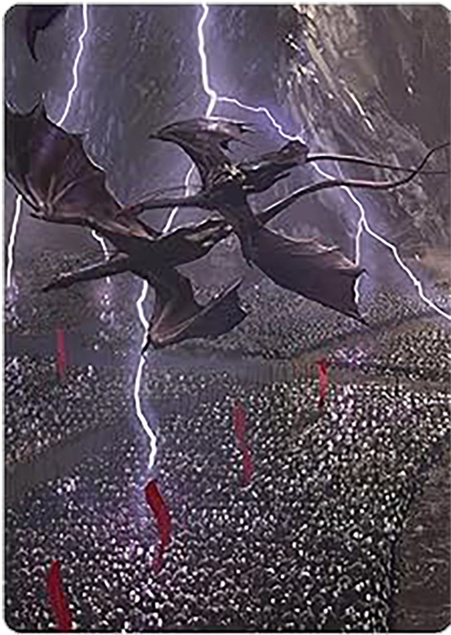 Mordor on the March Art Card [The Lord of the Rings: Tales of Middle-earth Art Series] MTG Single Magic: The Gathering    | Red Claw Gaming