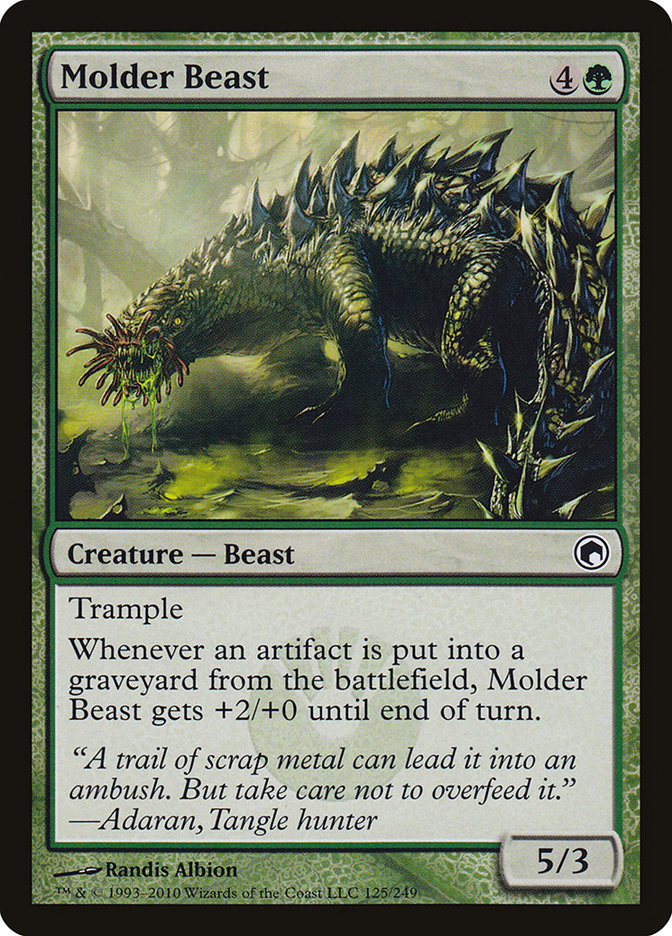 Molder Beast [Scars of Mirrodin] MTG Single Magic: The Gathering    | Red Claw Gaming