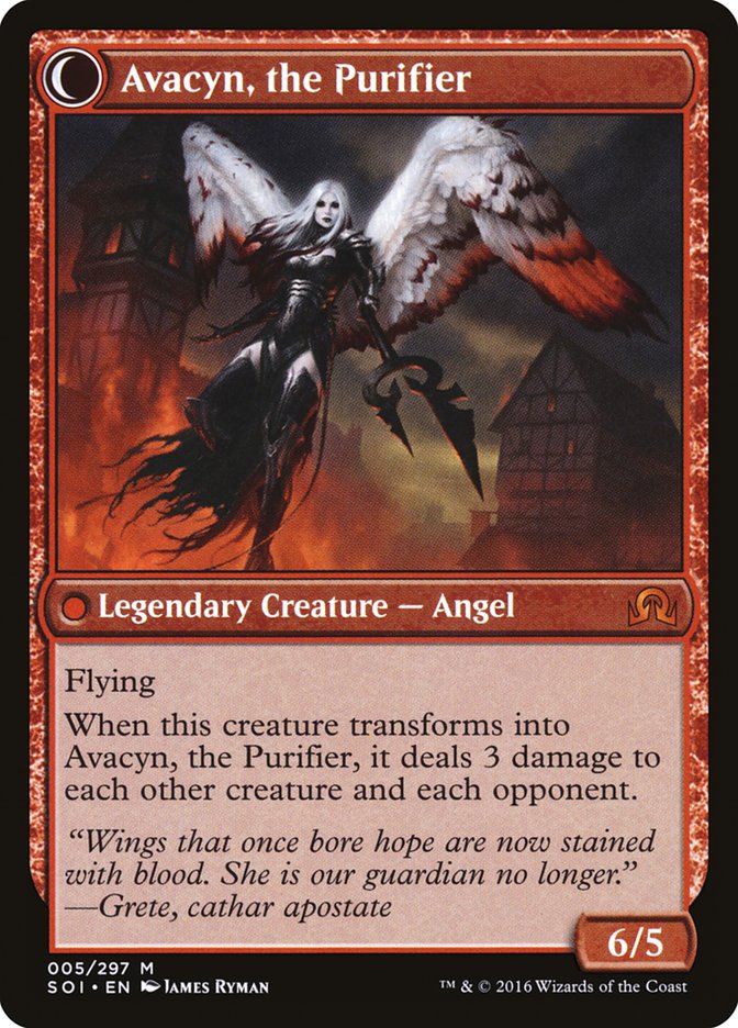 Archangel Avacyn // Avacyn, the Purifier [Shadows over Innistrad] MTG Single Magic: The Gathering    | Red Claw Gaming