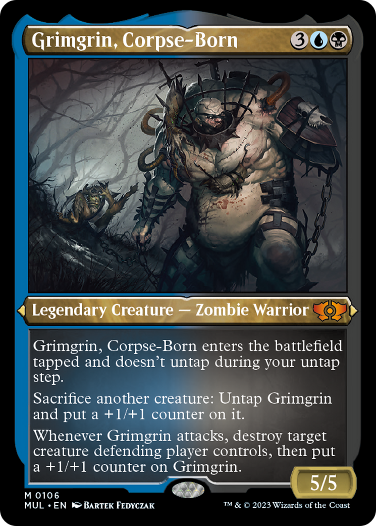Grimgrin, Corpse-Born (Foil Etched) [Multiverse Legends] MTG Single Magic: The Gathering    | Red Claw Gaming