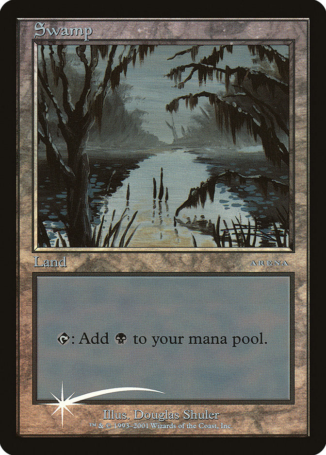 Swamp (9) [Arena League 2001] MTG Single Magic: The Gathering    | Red Claw Gaming