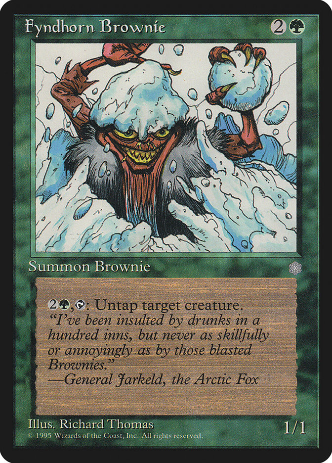 Fyndhorn Brownie [Ice Age] MTG Single Magic: The Gathering    | Red Claw Gaming