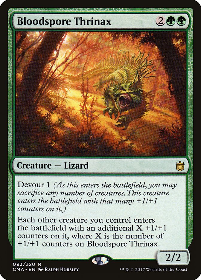 Bloodspore Thrinax [Commander Anthology] MTG Single Magic: The Gathering    | Red Claw Gaming